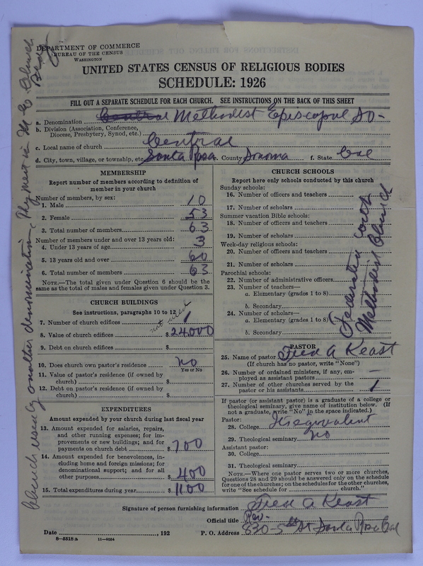 Scan of Federated Churches: 17