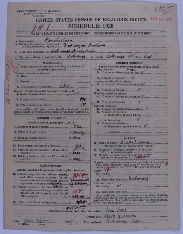 Scan of Presbyterian Church in the United States of America: 3230
