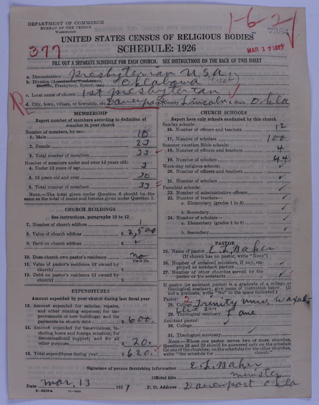 Scan of Presbyterian Church in the United States of America: 7384