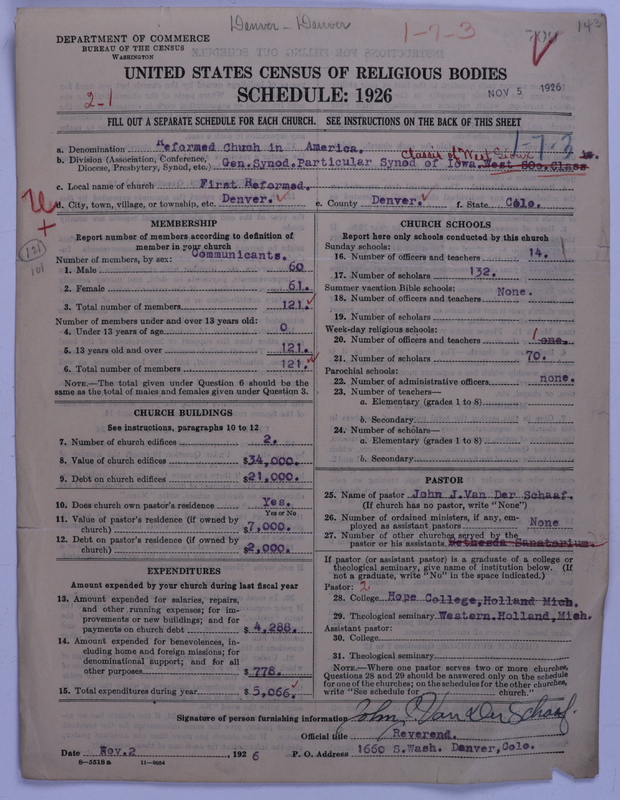 Scan of Reformed Church in America: 709