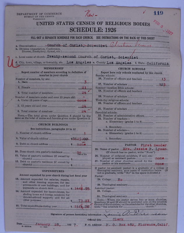Scan of Church of Christ, Scientist: 119