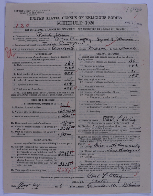 Scan of Presbyterian Church in the United States of America: 3714