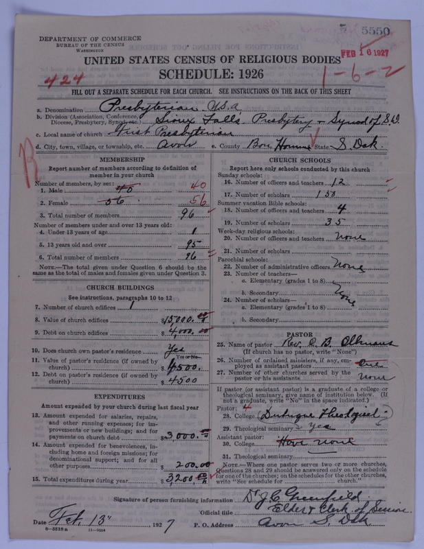 Scan of Presbyterian Church in the United States of America: 5550