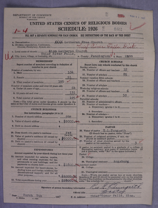 Scan of Lutheran Free Church: 162