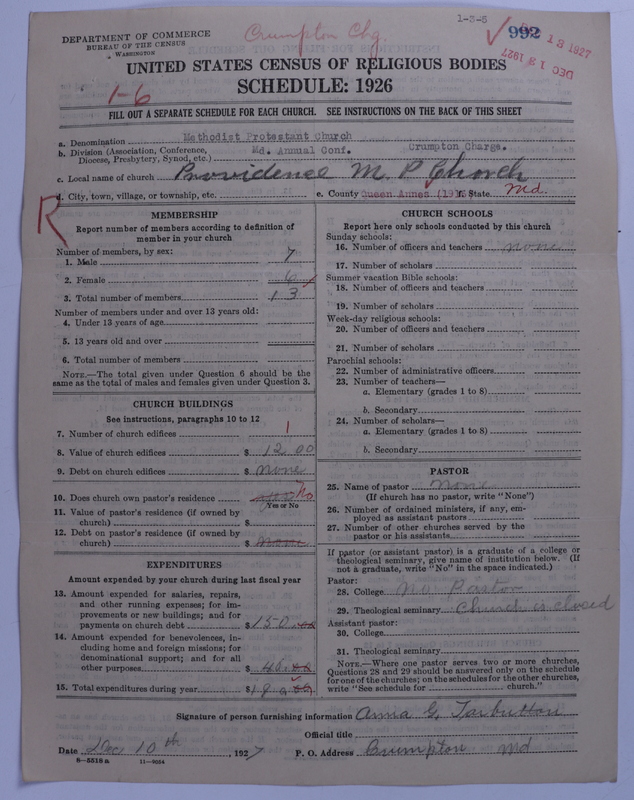 Scan of Methodist Protestant Church: 992