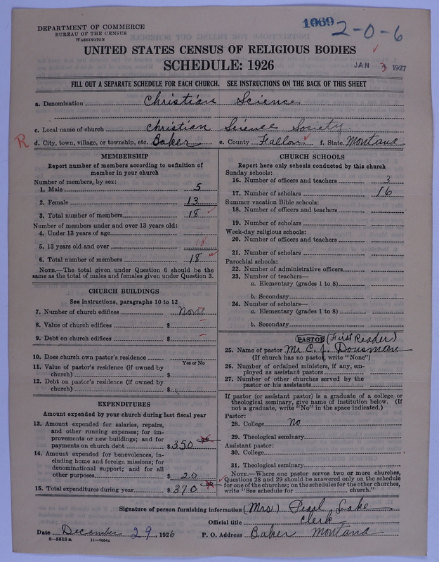 Scan of Church of Christ, Scientist: 1069