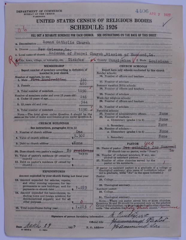 Scan of Roman Catholic Church: 4406