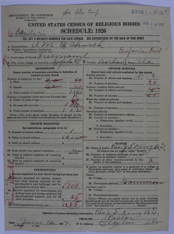 Scan of African Methodist Episcopal Church: 4355