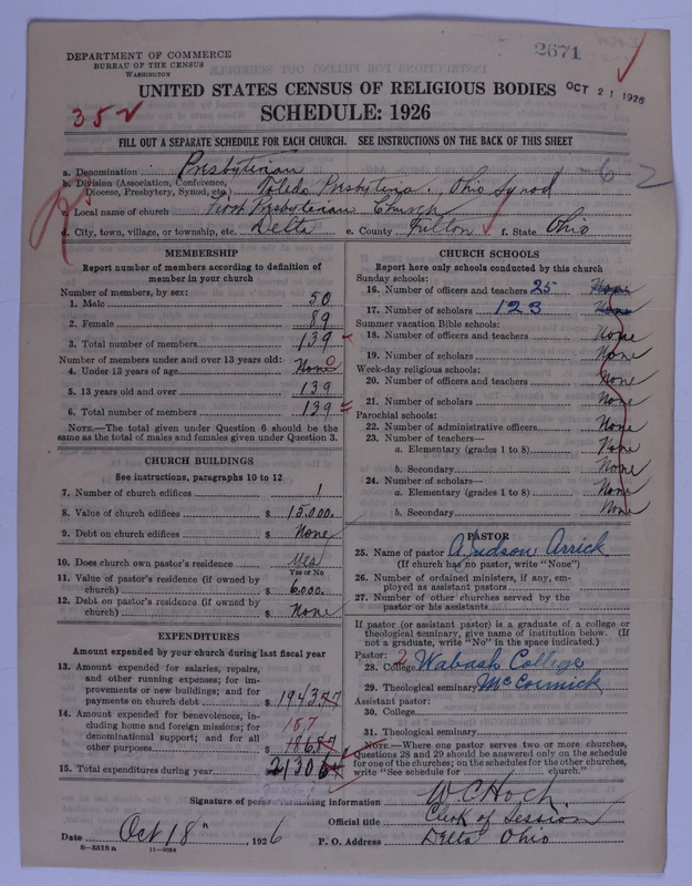 Scan of Presbyterian Church in the United States of America: 2671