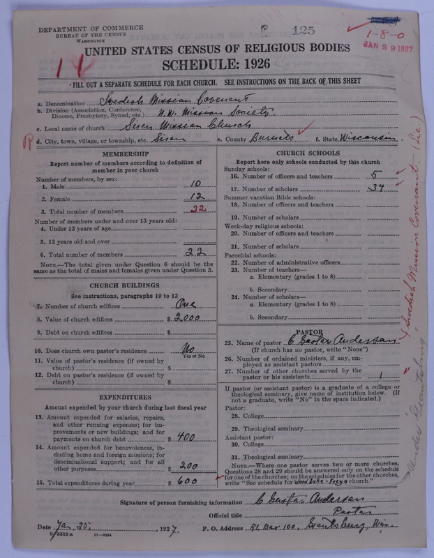 Scan of Swedish Evangelical Mission Covenant of America: 125