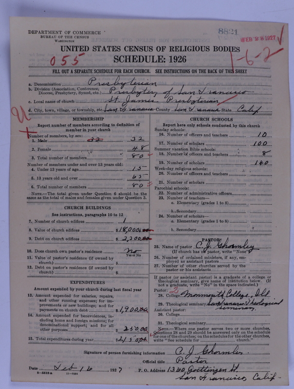 Scan of Presbyterian Church in the United States of America: 8821