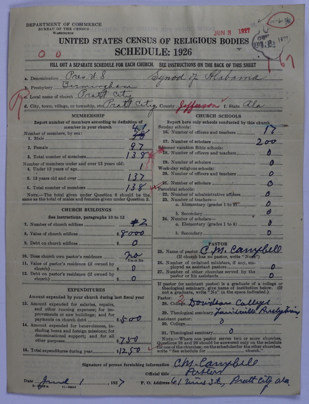 Scan of Presbyterian Church in the United States: 2432