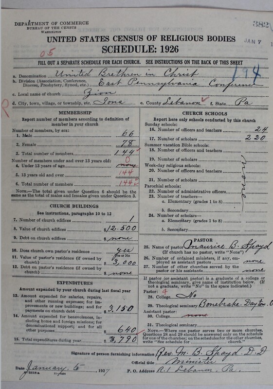 Scan of Church of the United Brethren in Christ: 382