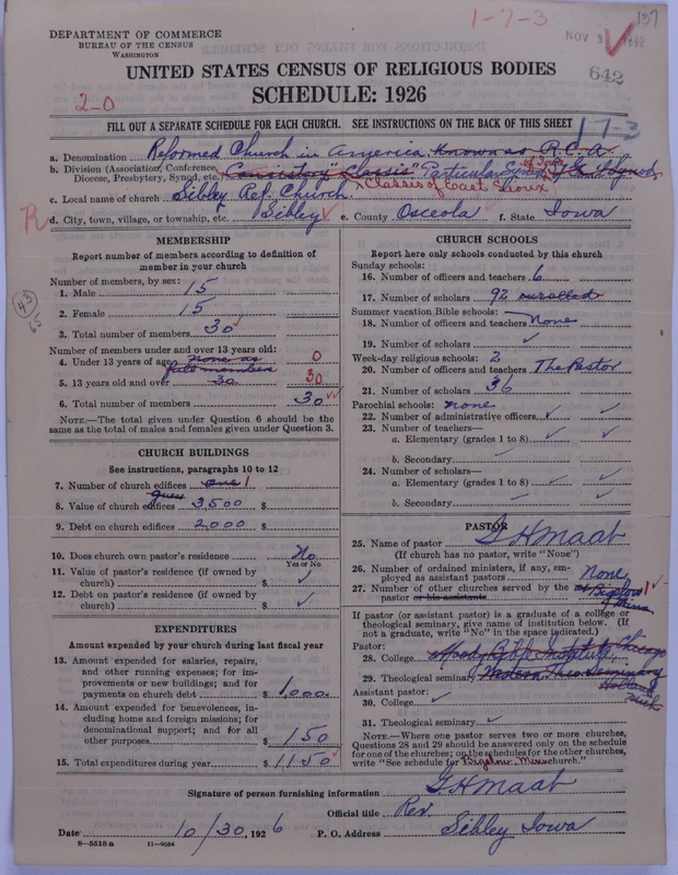 Scan of Reformed Church in America: 642