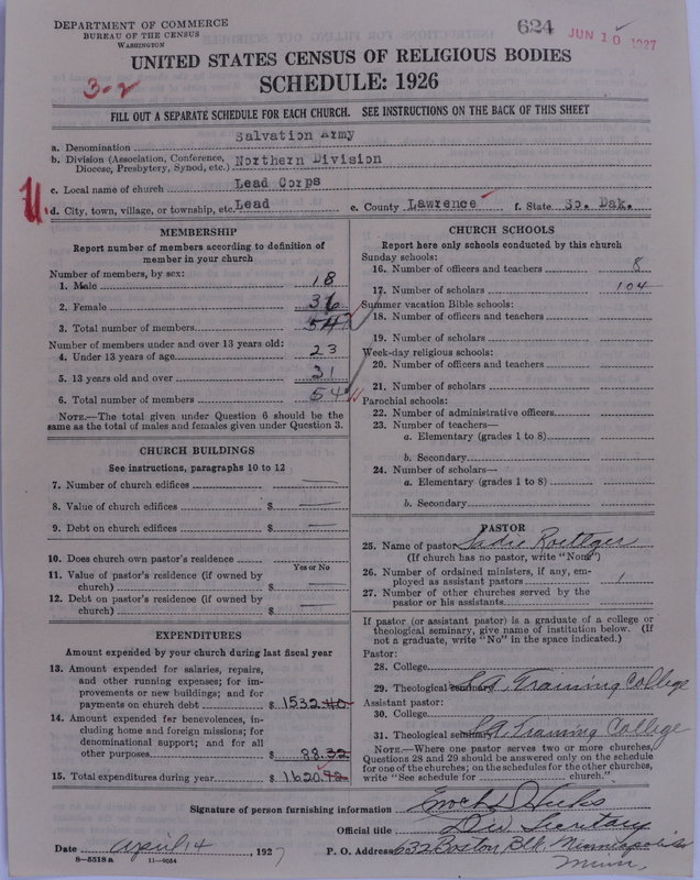 Scan of Salvation Army: 624