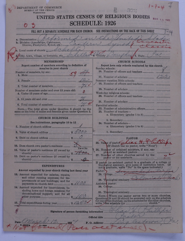 Scan of Reformed Church in the United States: 371