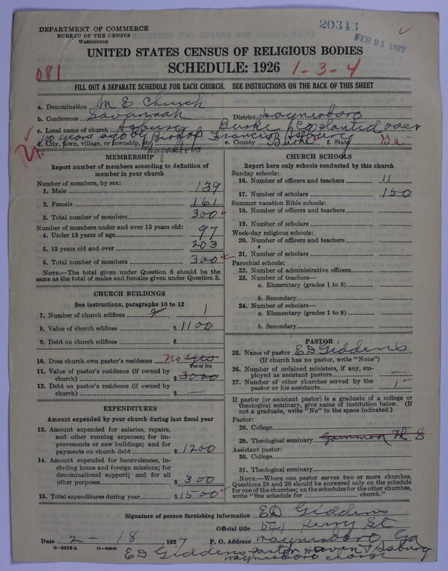 Scan of Methodist Episcopal Church: 20343