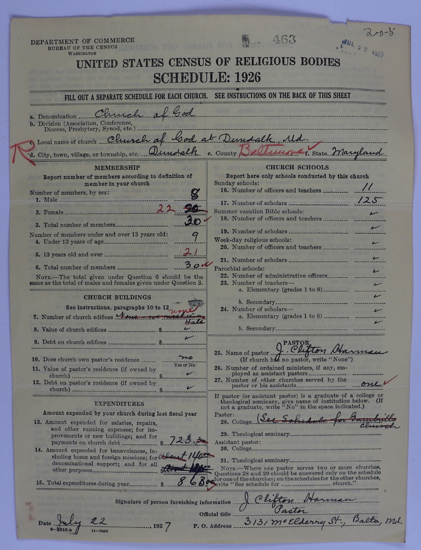 Scan of Church of God (Headquarters, Anderson, Ind.): 463