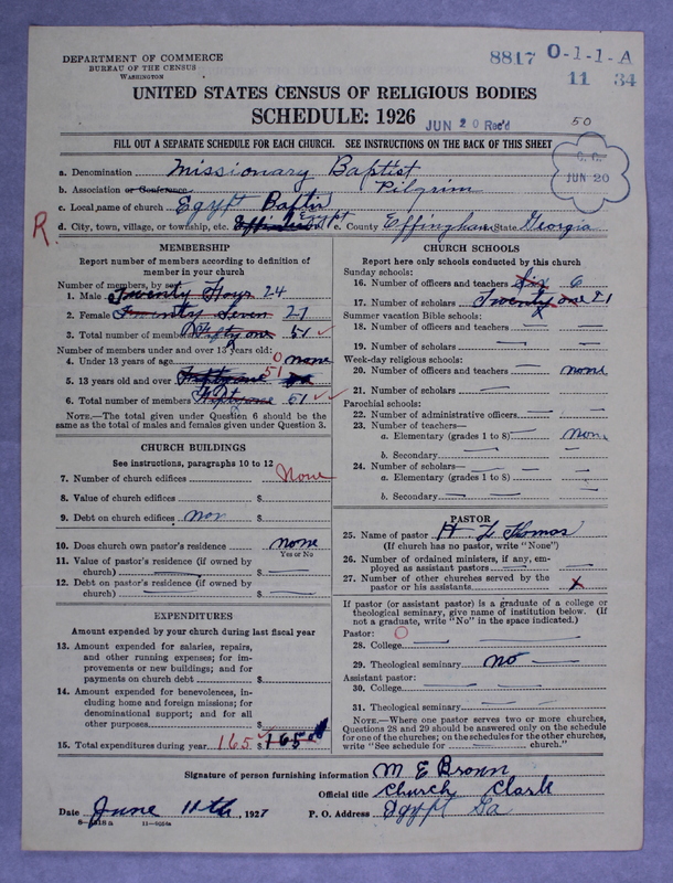 Scan of Negro Baptists: 8817