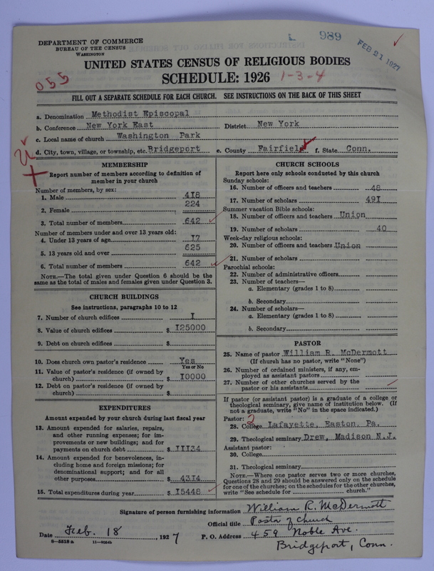 Scan of Methodist Episcopal Church: 989