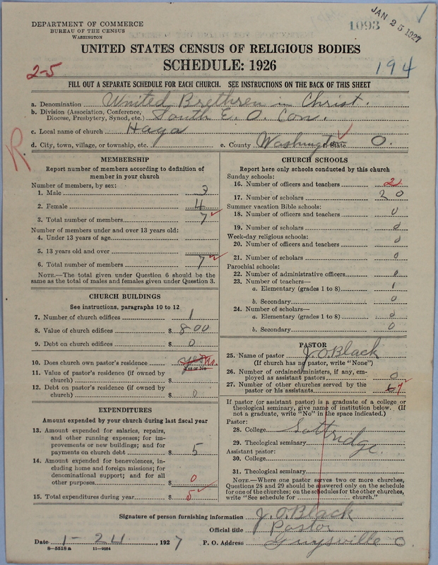 Scan of Church of the United Brethren in Christ: 1093
