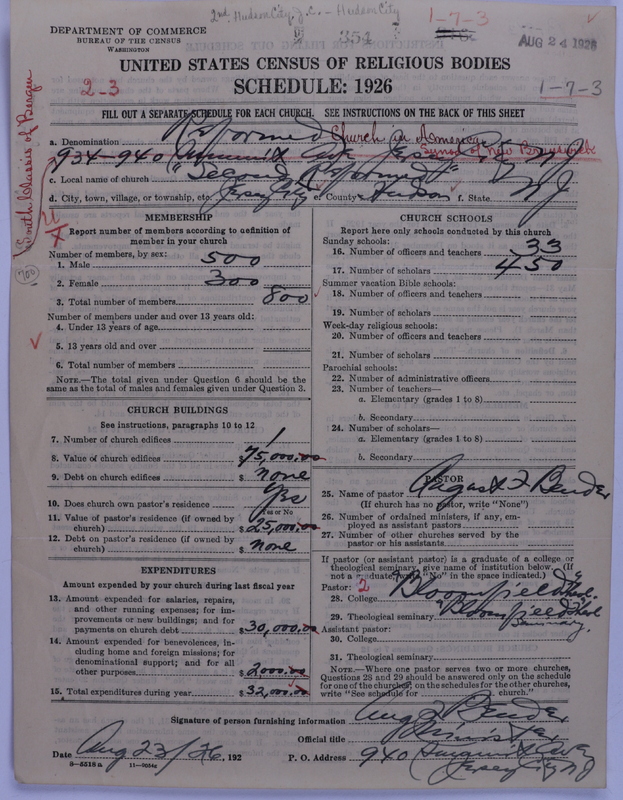 Scan of Reformed Church in America: 354