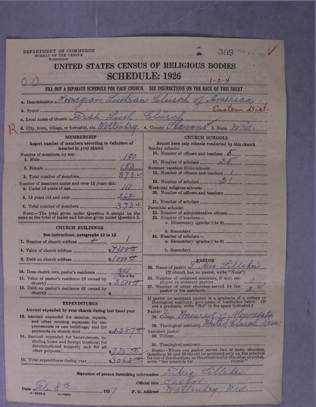 Scan of Norwegian Lutheran Church of America: 389