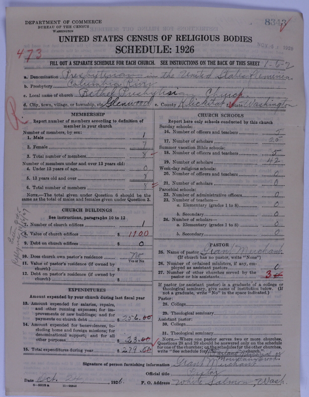 Scan of Presbyterian Church in the United States of America: 8343