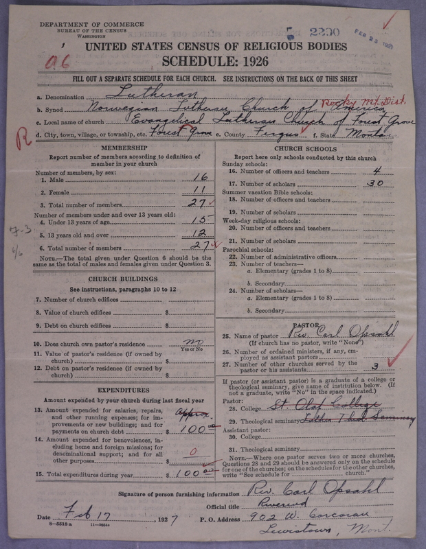Scan of Norwegian Lutheran Church of America: 2290