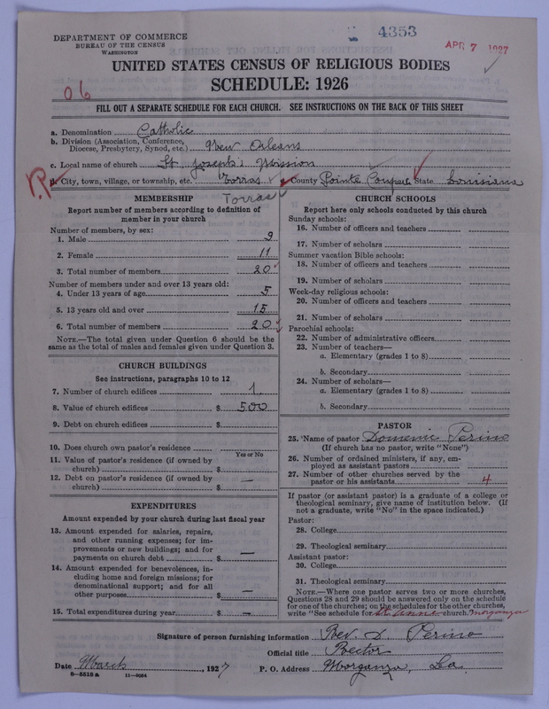 Scan of Roman Catholic Church: 4353