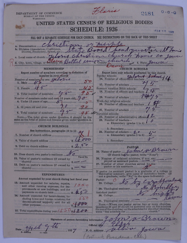 Scan of Disciples of Christ: 2181