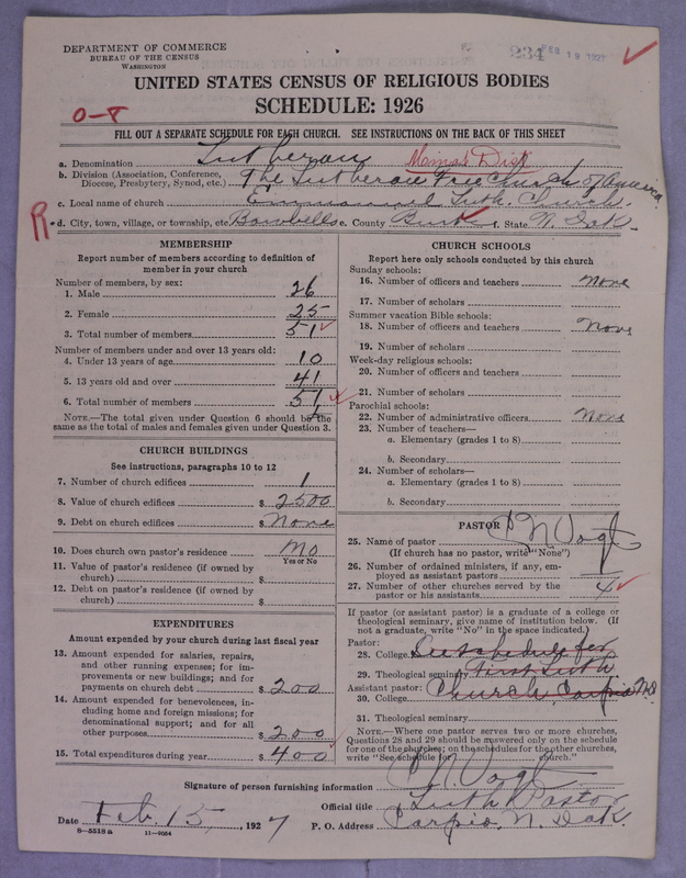 Scan of Lutheran Free Church: 234