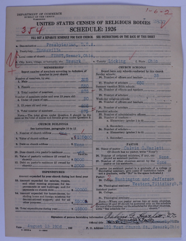 Scan of Presbyterian Church in the United States of America: 2837
