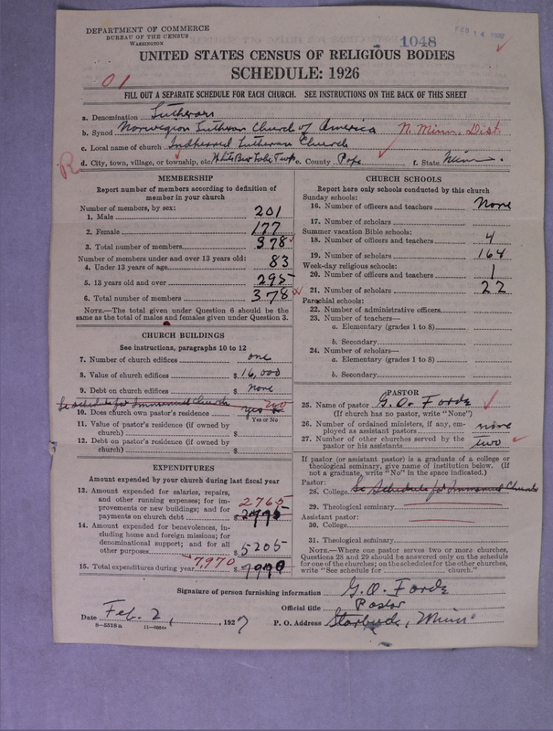 Scan of Norwegian Lutheran Church of America: 1048