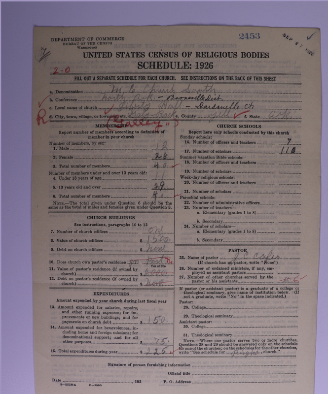 Scan of Methodist Episcopal Church, South: 2453