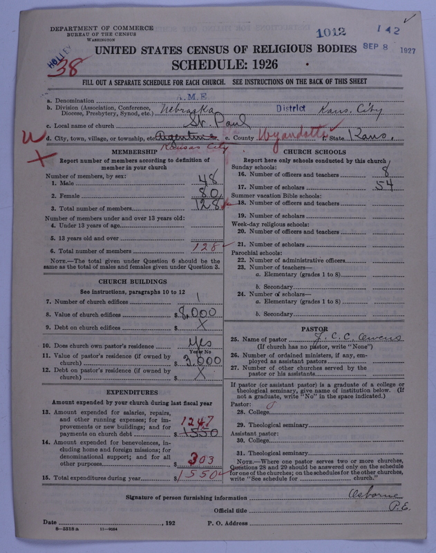 Scan of African Methodist Episcopal Church: 1012