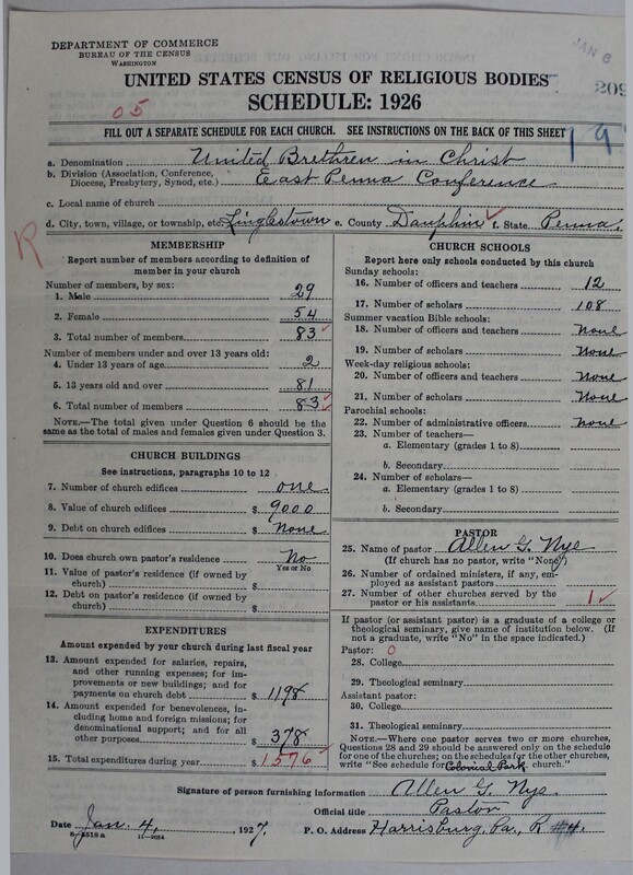 Scan of Church of the United Brethren in Christ: 209