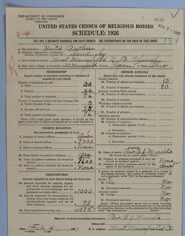 Scan of Church of the United Brethren in Christ: 836