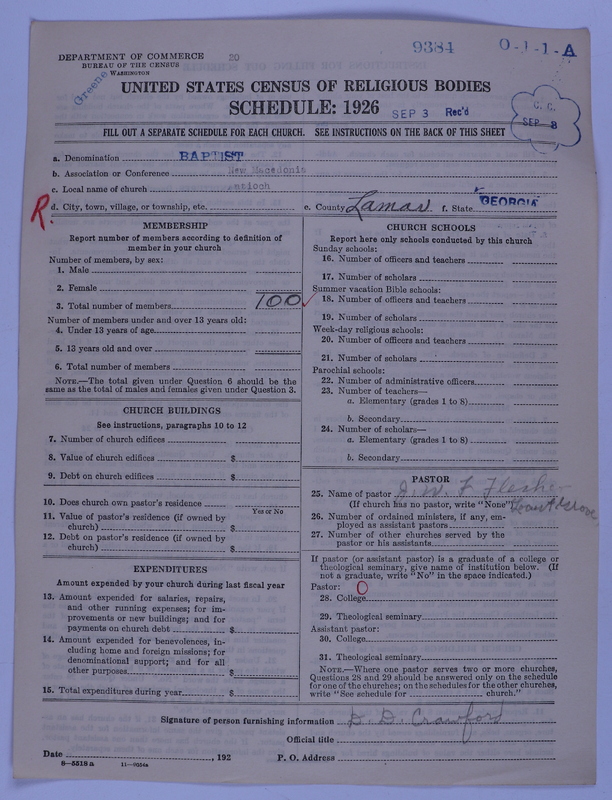 Scan of Negro Baptists: 9384