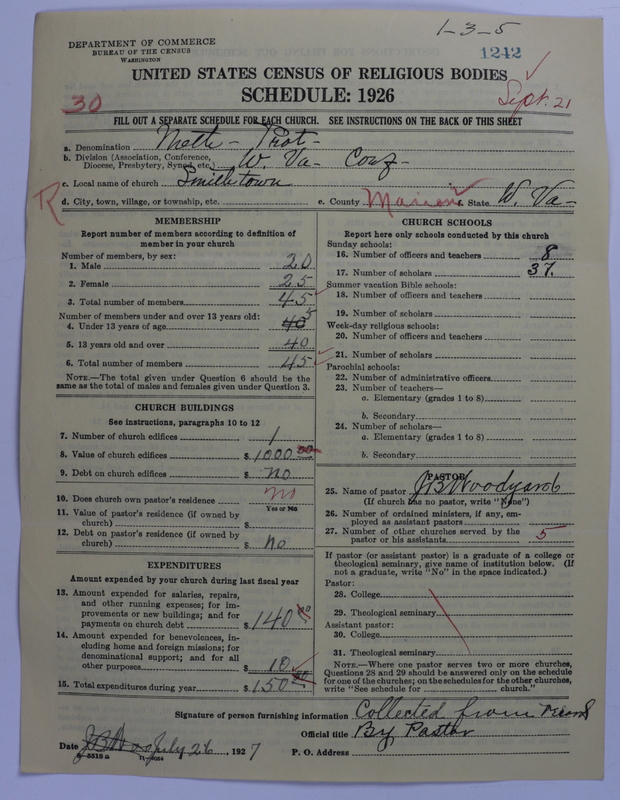 Scan of Methodist Protestant Church: 1242