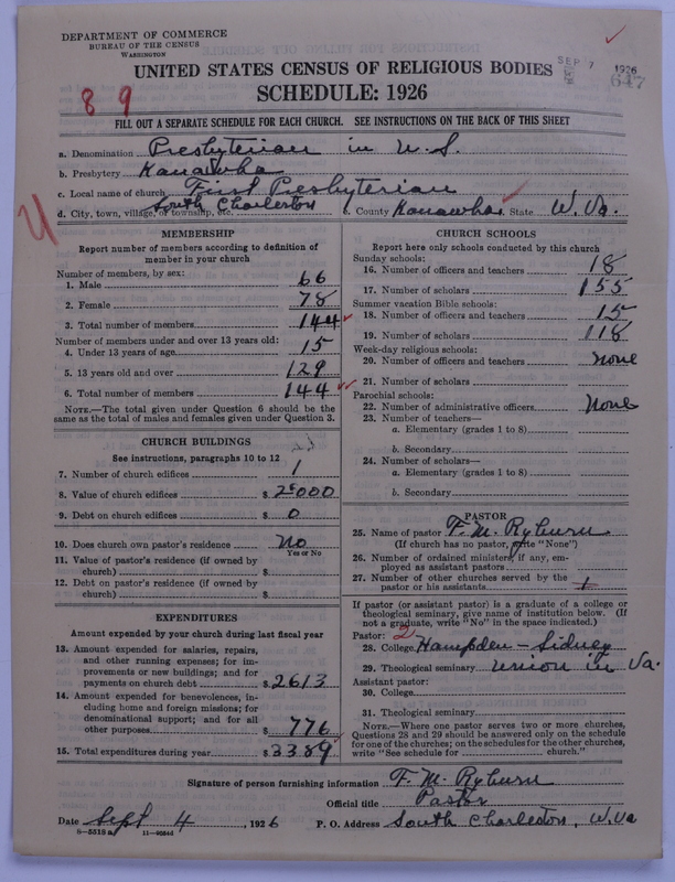 Scan of Presbyterian Church in the United States: 647