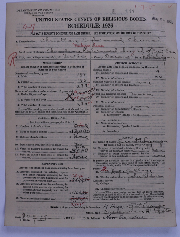 Scan of Christian Reformed Church: 111