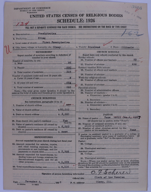 Scan of Presbyterian Church in the United States of America: 3816