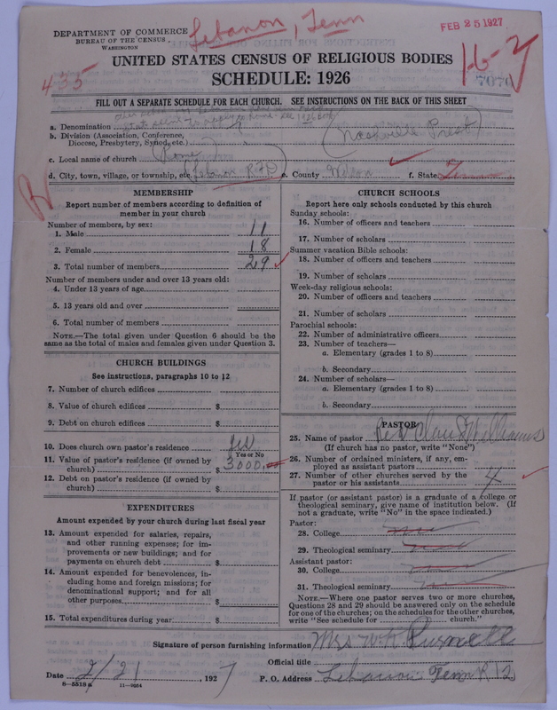 Scan of Presbyterian Church in the United States of America: 7070