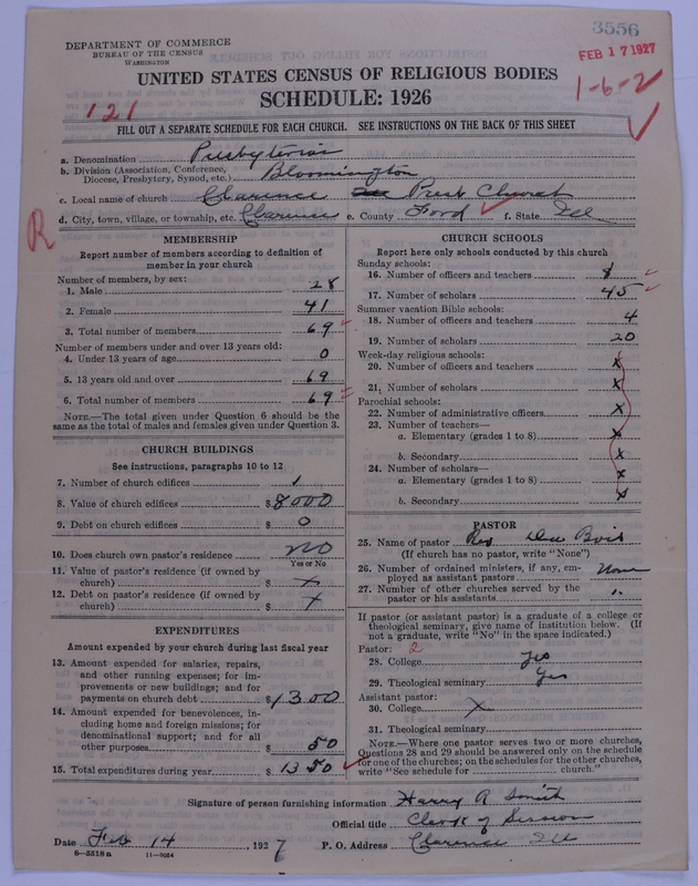 Scan of Presbyterian Church in the United States of America: 3556