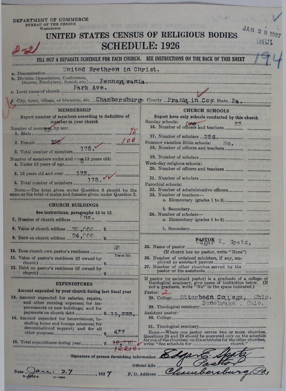 Scan of Church of the United Brethren in Christ: 263