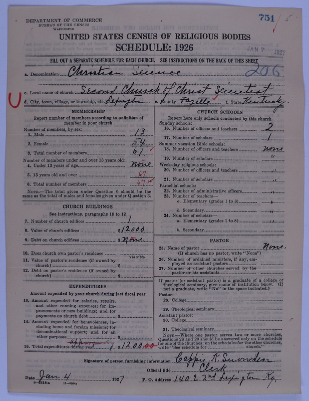 Scan of Church of Christ, Scientist: 751