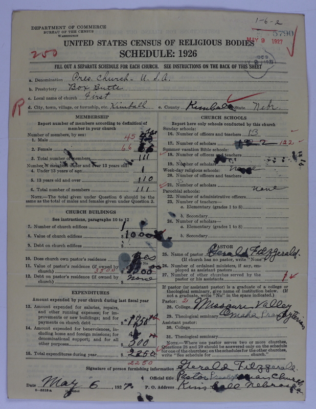 Scan of Presbyterian Church in the United States of America: 5790