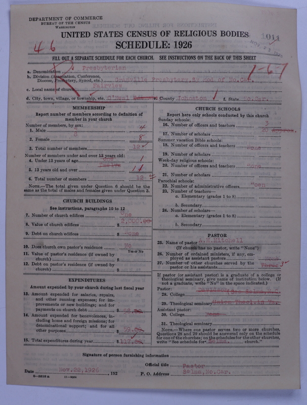 Scan of Presbyterian Church in the United States: 1011