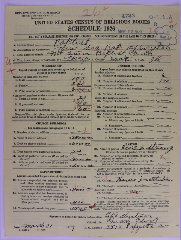 Scan of Negro Baptists: 4723
